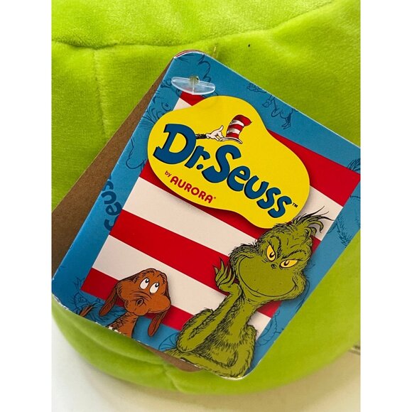 Dr. Suess The Grinch 6" plush Aurora Green soft toy new - Picture 11 of 11